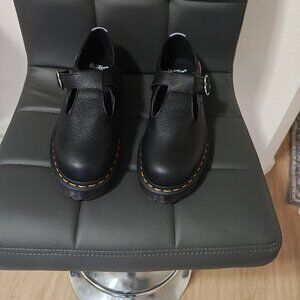 Dr Martin Polley Heart Virgina Satin Mary Jane Shoes Size 10